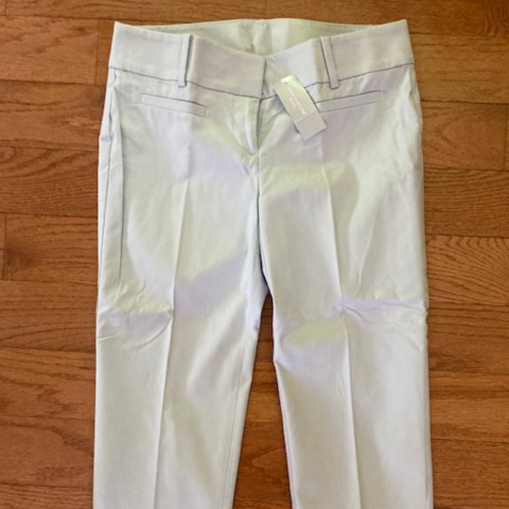 Ann Taylor silver gray chinos NWT 0P